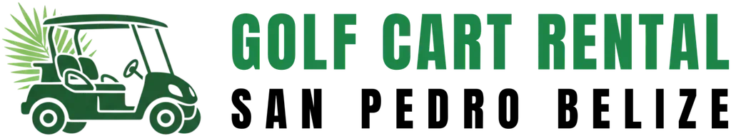golf cart rental san pedro belize logo