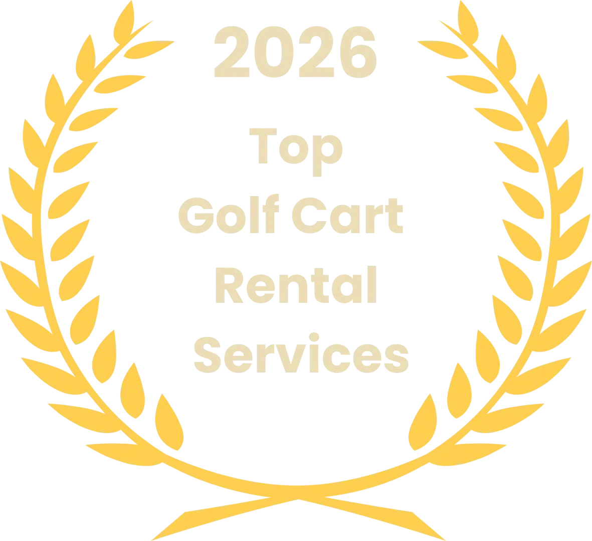 top golf cart rental services