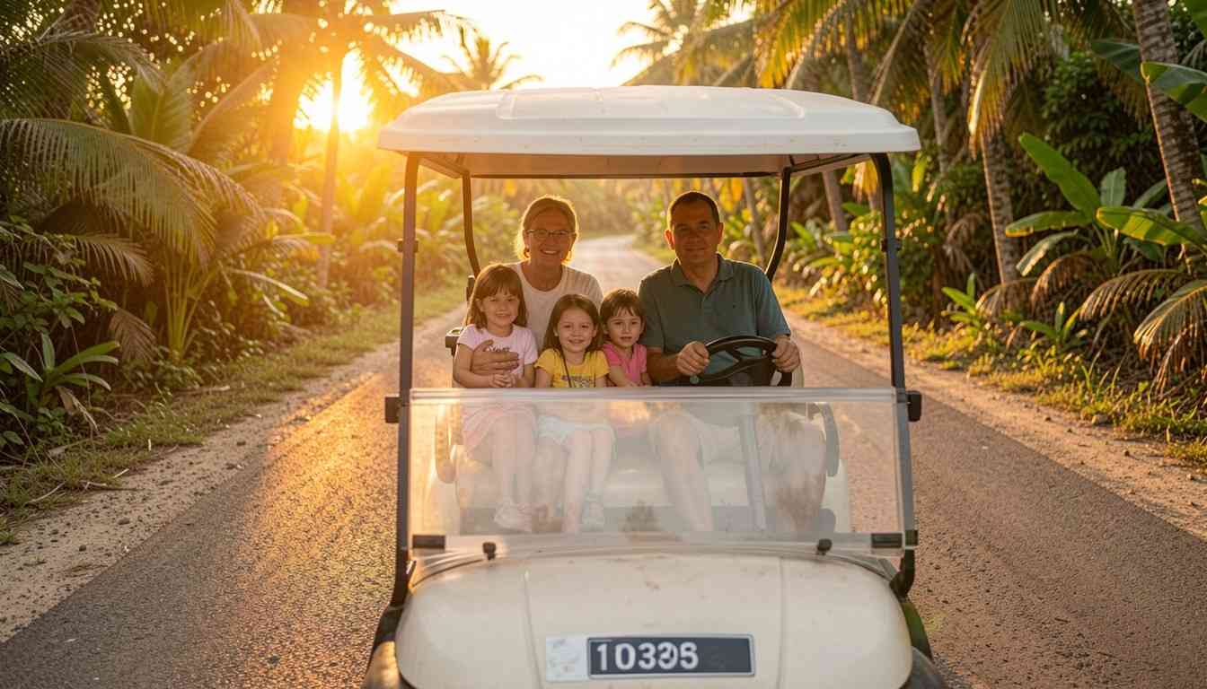 Best Transportation Option for Families Visiting Ambergris Caye